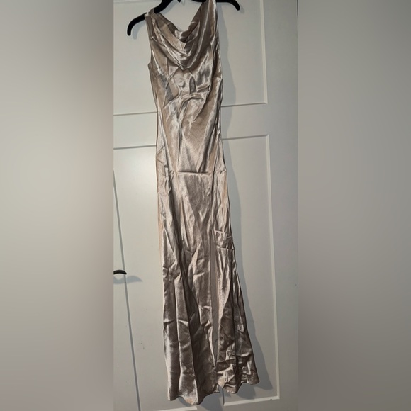 New | Bec and Bridge SOL ASYM DRESS Sand US 6 - Picture 4 of 9